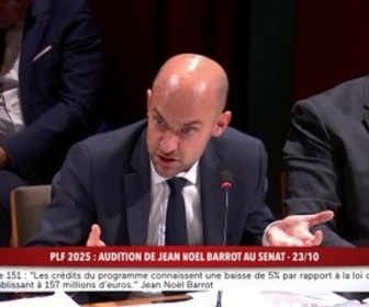 Replay 100% Sénat - Budget et situation internationale : Jean-Noël Barrot auditionné