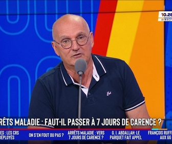 Replay Les Grandes Gueules - Arrêts maladie : de 3 à 7 jours de carence !