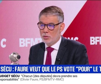 Replay Face à Face - Amendement en faveur des hôpitaux: J'espère que ce geste du gouvernement les amènera à faire le bon choix, déclare Olivier Faure (PS) à propos des Écologistes