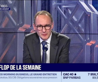 Replay C'est votre argent - Le top / flop de la semaine : États-Unis, l'indice des prix à la production rebondit de 5 % sur un an - 16/10