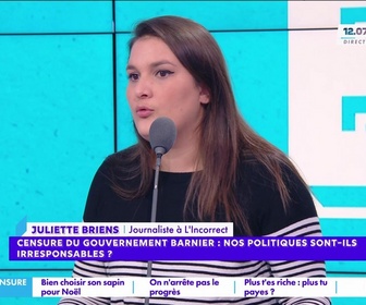 Replay Estelle Midi - Censure du gouvernement Barnier : les politiques sont-ils irresponsables ?