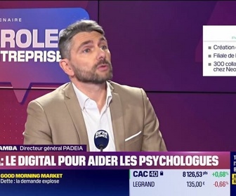 Replay Paroles d'entreprises - Hugues Chamba (PADEIA) : PADEIA, le digital pour aider les psychologues - 31/01