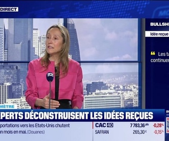 Replay BFM Bourse - Bullshitomètre : Les taux longs continueront de monter - FAUX répond Valentine Ainouz - 09/06