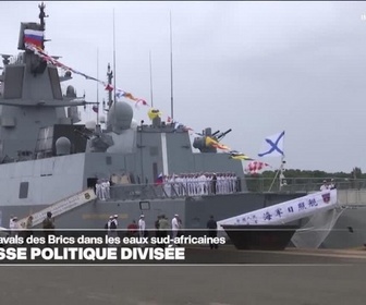 Replay Journal de l'Afrique - Exercices navals des BRICS dans les eaux sud-africaines, la classe politique divisée.