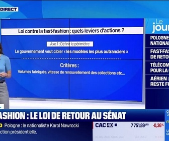 Replay Good Morning Business - La loi anti fast-fashion doit être votée au Sénat en ce début de semaine