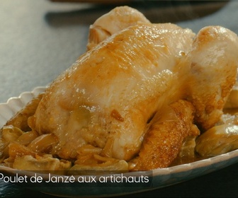 Replay Petits Plats en équilibre - Poulet rôti aux artichauts et citron
