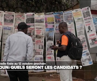 Replay Journal de l'Afrique - Cameroun : qui sera candidats à la présidentielle fixée au 12 octobre ?