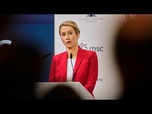 Replay La cheffe de la diplomatie européenne rejette à Munich le Europe-bashing américain