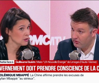 Replay Face à Face - Violences du 17 octobre: Guillaume Guérin, maire LR-Nouvelle Énergie de Limoges, assure ne pas avoir été appelé par Emmanuel Macron mais avoir reçu un mail du vice-président américain