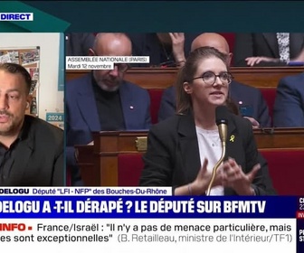 Replay 20h Brunet - Delogu a-t-il dérapé ? Le député sur BFMTV - 12/11