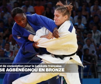 Replay Les Jeux De Paris - JO 2024 : le bronze pour la judokate Clarisse Agbégnénou