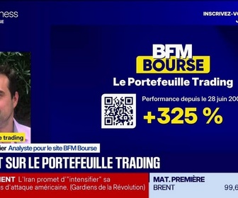 Replay BFM Bourse - Le point sur le portefeuille trading - 22/09