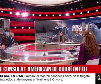 Replay BFM Grand Soir - Édition spéciale - Guerre en Iran : le consulat américain de Dubaï en feu - 03/03