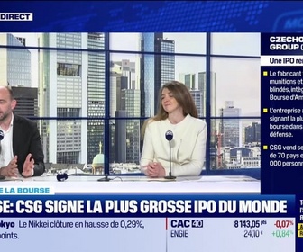 Replay BFM Bourse - On refait la séance : CSG s'envole à Amsterdam, plus grosse introduction jamais vue d'un groupe de Défense - 23/01