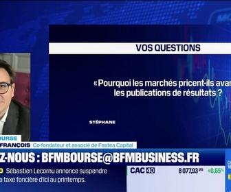 Replay BFM Bourse - Culture Bourse : Pourquoi les marchés pricent-ils avant les publications de résultats ? On vous entend souvent dire que le marché a déjà réajusté les prix à la baisse… , par Julie Cohen-Heurton - 26/11