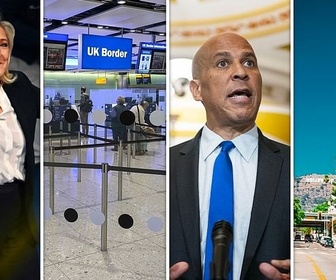 Replay Le Pen se trumpise, droits de douane, Cory Booker - 28 minutes samedi