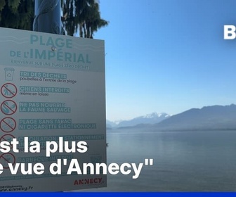 Replay ROBIN DE BFM - Les habitants d'Annecy divisés face à une plage rendue de nouveau payante