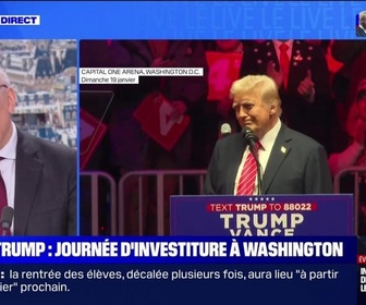 Replay Le Live BFM - Trump : journée d'investiture à Washington - 20/01