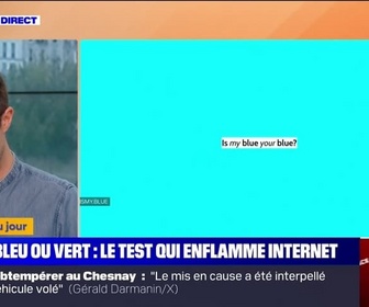 Replay L'image du jour : Bleu ou vert, le test qui enflamme Internet - 19/09