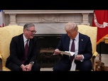 Replay Rencontre Trump – Starmer : Gaza, l'Ukraine... le golf et le whisky