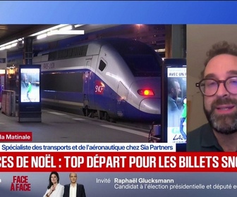 Replay BFM Première - Vacances de Noël: top départ pour l'ouverture des billets de train SNCF