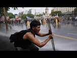 Replay Affrontements devant le Congrès argentin autour de la réforme du travail de Milei