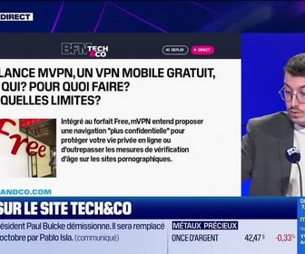 Replay Tech & Co, la quotidienne - À lire sur le site Tech&Co : Free lance mVPN, un VPN mobile gratuit, pour qui ? Pour quoi faire ? Avec quelles limites ?, par Sylvain Trinel - 16/09