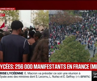 Replay Marschall Truchot : Lycées, 256 000 manifestations en France (Ministère) - 06/10