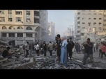 Replay Les frappes israéliennes à Gaza détruisent une mosquée et une tour résidentielle