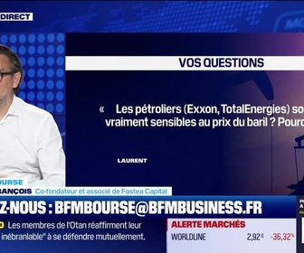 Replay BFM Bourse - Culture Bourse : Les pétroliers (Exxon, TotalEnergies) sont-ils vraiment sensibles au prix du baril ? Pourquoi ?, par Julie Cohen-Heurton - 25/06