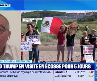 Replay Le monde qui bouge - L'Interview : Donald Trump en visite en Écosse pour 5 jours - 25/07