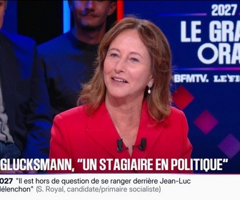 Replay Le Grand Oral 2027 - Je n'ai rien à demander du tout, à François Hollande, déclare Ségolène Royal, candidate à la primaire socialiste