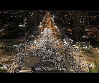 Replay Serbie : manifestation de masse à Novi Sad, trois mois après l'effondrement de l'auvent