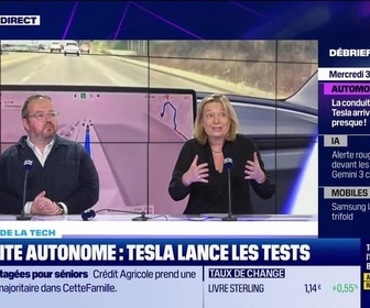 Replay Tech & Co, la quotidienne - Conduite autonome : Tesla lance les tests - 03/12
