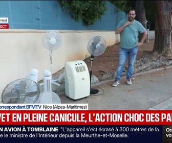 Replay BFM Première - Ces parents se sont mobilisés pour récupérer des ventilateurs et climatiseurs afin que les élèves puissent passer le brevet dans de meilleures conditions