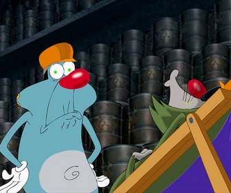 Replay Oggy et les cafards - S03 E03 - Gardiens de nuit
