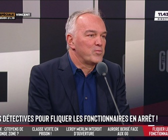 Replay Les Grandes Gueules - Fraudes aux arrêts maladie : des collectivités recrutent des détectives privés pour fliquer les fonctionnaires. La solution ?