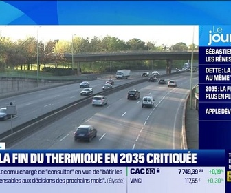 Replay Good Morning Business - L'interdiction de vente de voitures neuves à moteurs thermiques en 2035 critiquée en Europe