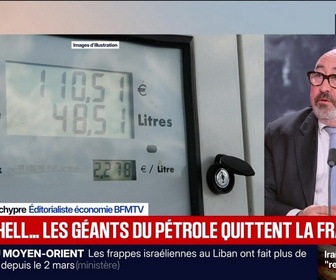 Replay BFM Première - BFM éco : Esso, Shell... les géants du pétrole quittent la France -19/05