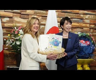 Replay Premiers ministres du Japon et d'Italie discutent défense, commerce à Tokyo, anniversaire de Meloni