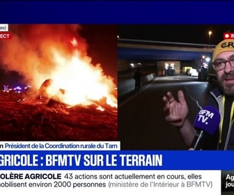 Replay Le Club BFM - Dermatose bovine: cet agriculteur du Tarn explique pourquoi il prend part au blocage de la rocade d'Albi