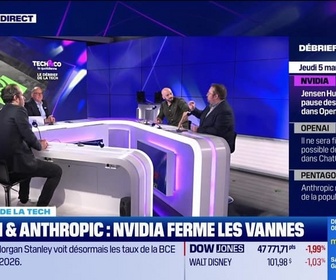 Replay Tech & Co, la quotidienne - OpenAI et Anthropic : Nvidia ferme les vannes