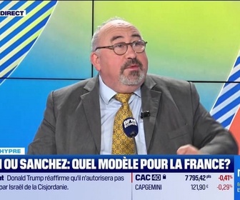 Replay Good Morning Business - Emmanuel Lechypre face à Raphaël Legendre : Meloni ou Sanchez, quel modèle pour la France ? - 26/09