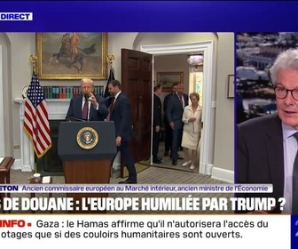 Replay 20H BFM - 15% de droits de douane américains: C'est un accord de fait unilatéral, déplore Thierry Breton (ancien commissaire européen)