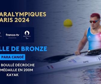 Replay Les Jeux Paralympiques de Paris 2024 - Para canoë - Kayak (KL1) 200m : Rémy Boullé s'offre une deuxième breloque de bronze