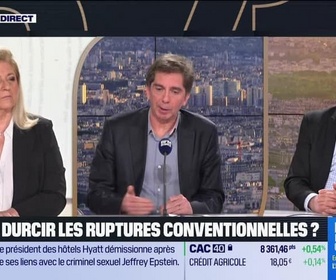 Replay Le 18/19 d'Hedwige Chevrillon - Grande interview - Bruno Coquet et Bertrand Martinot : coupe sévère dans l'apprentissage - 17/02