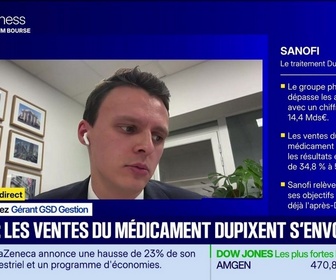 Replay BFM Bourse - Sanofi : les ventes du médicament Dupixent s'envolent - 30/10