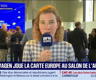 Replay Good Morning Business - Volkswagen joue la carte Europe au salon de l'auto