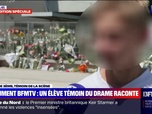 Replay BFM Story - Elle tombe sur mes pieds: un élève témoin du drame raconte l'agression de la surveillante tuée à Nogent