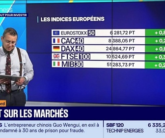 Replay Tout pour investir - Le tableau de bord : Les bourses européennes en hausse, environnement serein - 30/06